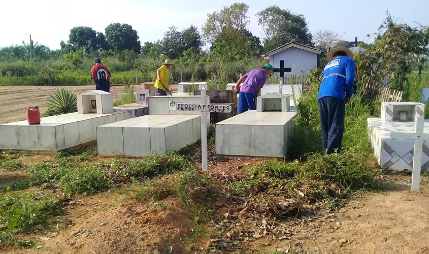 JI-PARANÁ: Famílias têm até o dia 25 para construir e recuperar túmulos   