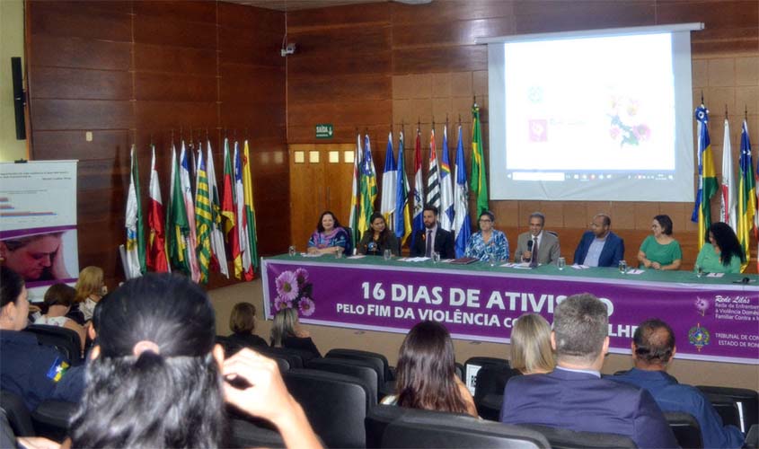 Enfrentamento à violência contra a mulher é destacado durante evento do TCE/Rede Lilás 