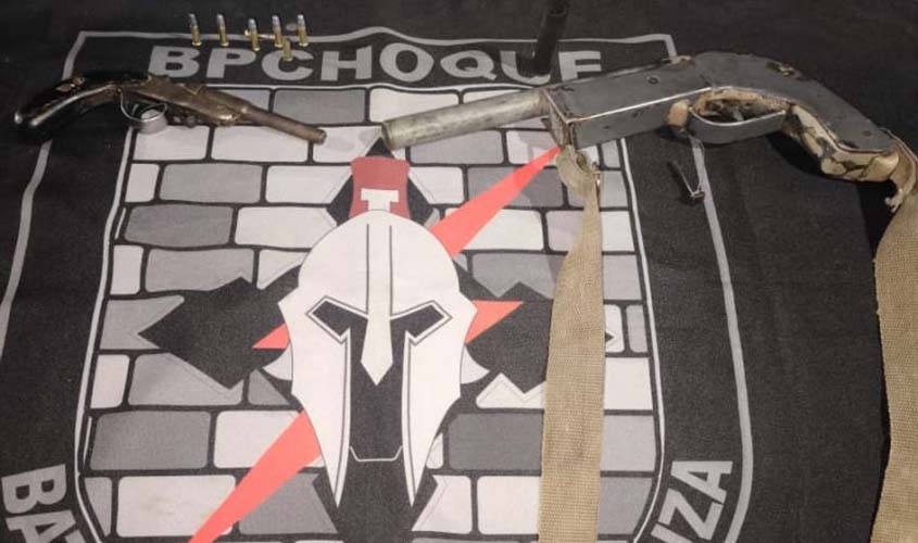 Reintegração de Posse resulta em apreensão de armas e troca de tiros