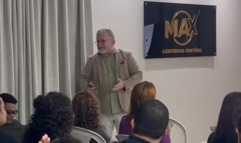 Germano Soares palestra na MAX Assessoria Contábil
