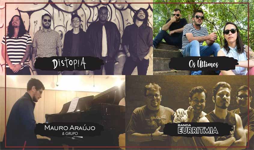 Bandas Distopia, Os Últimos, Eurritmia e Mauro Araújo no aniversário de Porto Velho