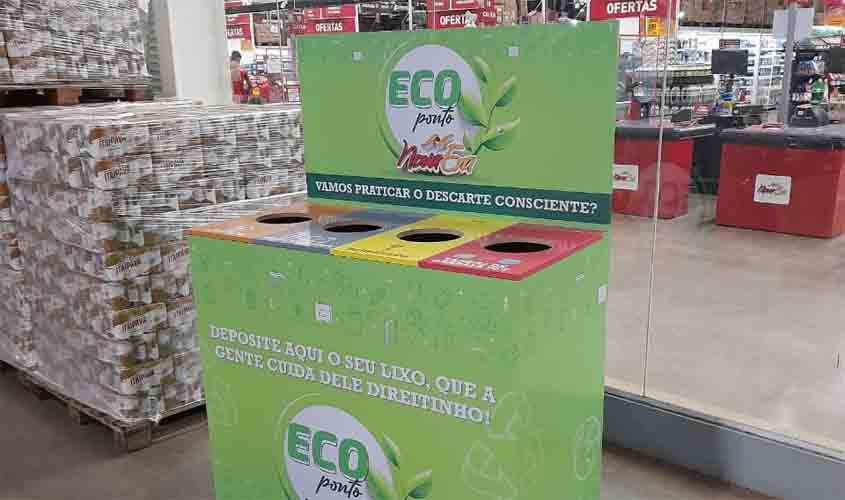 Superatacado Nova Era, em parceria com WR Ambiental, instala pontos de coleta de material para reciclagem
