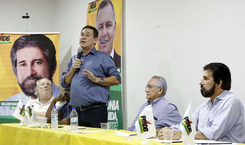 MDB reúne pré-candidatos e militantes em Ji-Paraná para discutir mudanças nas regras eleitorais