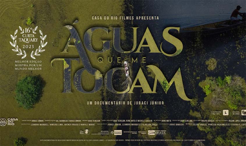 Filme rondoniense 'Águas que me tocam' é premiado em festival de cinema em Pernambuco