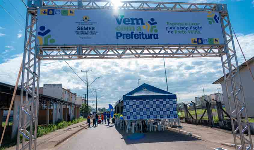 'Vem com a Prefeitura' leva cidadania, saúde e lazer ao Residencial Orgulho do Madeira