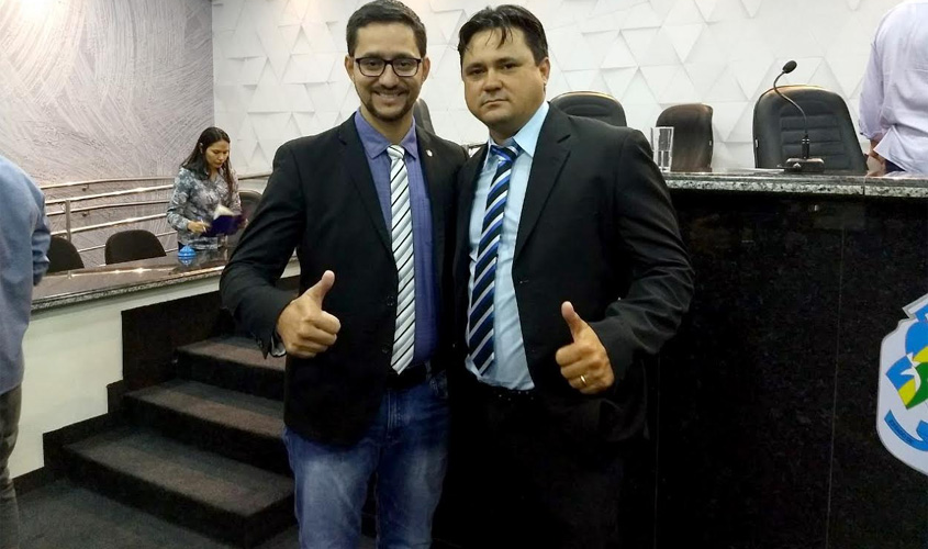 Deputado Anderson conclama o novo vereador de Ji-Paraná a trabalhar pelo povo