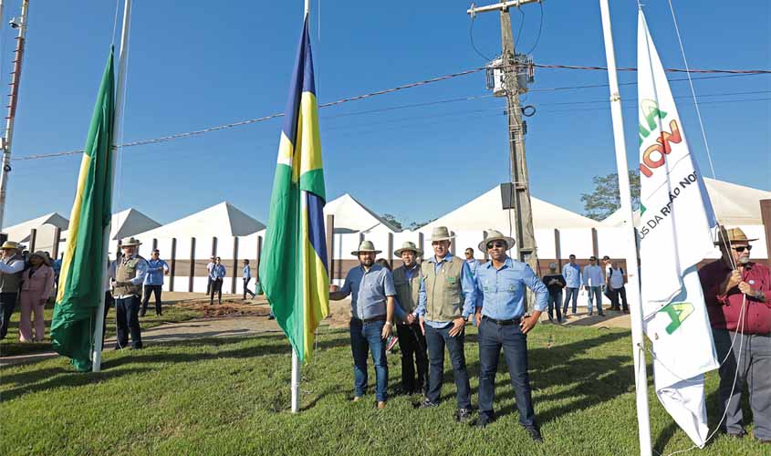 Presidente Laerte Gomes destaca Ji-Paraná como Capital de Rondônia, durante a abertura oficial da 8ª Rondônia Rural Show