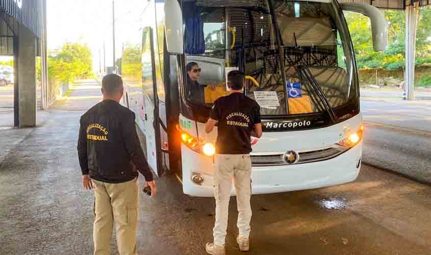 Fiscalização busca garantir segurança no transporte de passageiros durante a Rondônia Rural Show Internacional