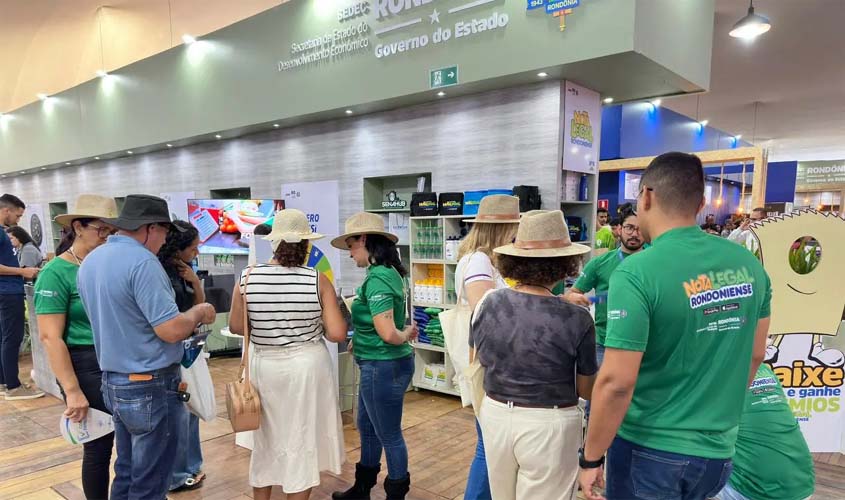 Sefin leva sorteio e orientações para feira agropecuária