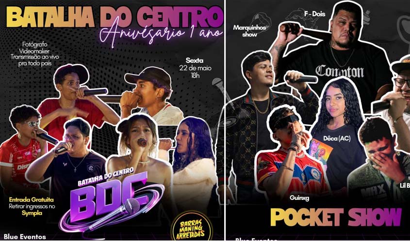 Batalha do Centro reúne rappers em Porto Velho