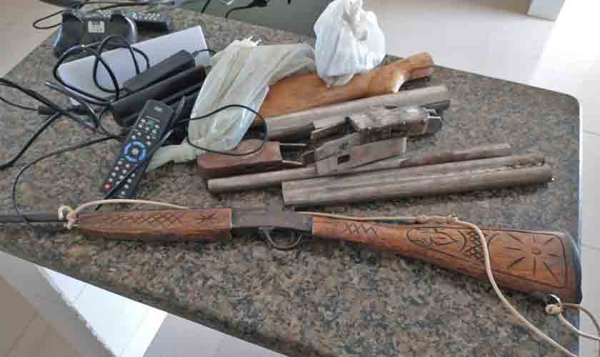Polícia Militar desarticula fábrica de armas de fogo e recupera objetos furtados