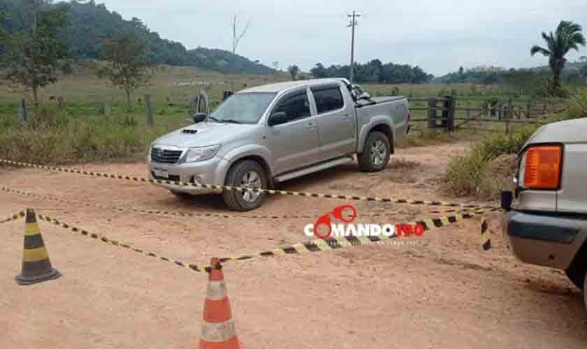 Duplo homicídio é registrado nesta manhã em Nova Colina, distrito de Ji-Paraná