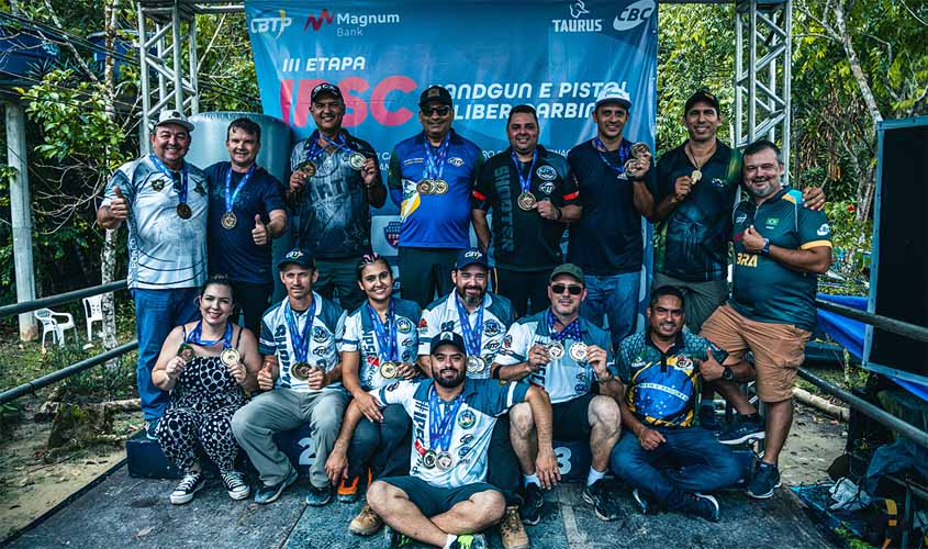 Atiradores conquistam 15 medalhas em Campeonato Nacional de Tiro