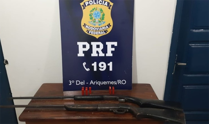 Dois homens são presos por porte ilegal de arma de fogo em Ariquemes