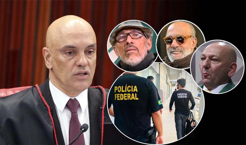 Por determinação de Moraes, PF faz busca e apreensão em endereços ligados a empresários golpistas