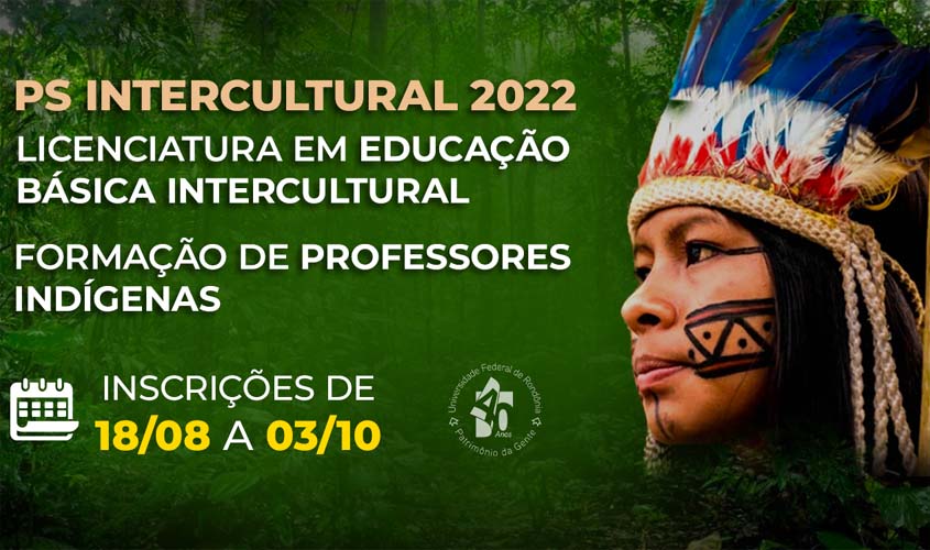  UNIR abre inscrições para licenciatura em Educação Básica Intercultural