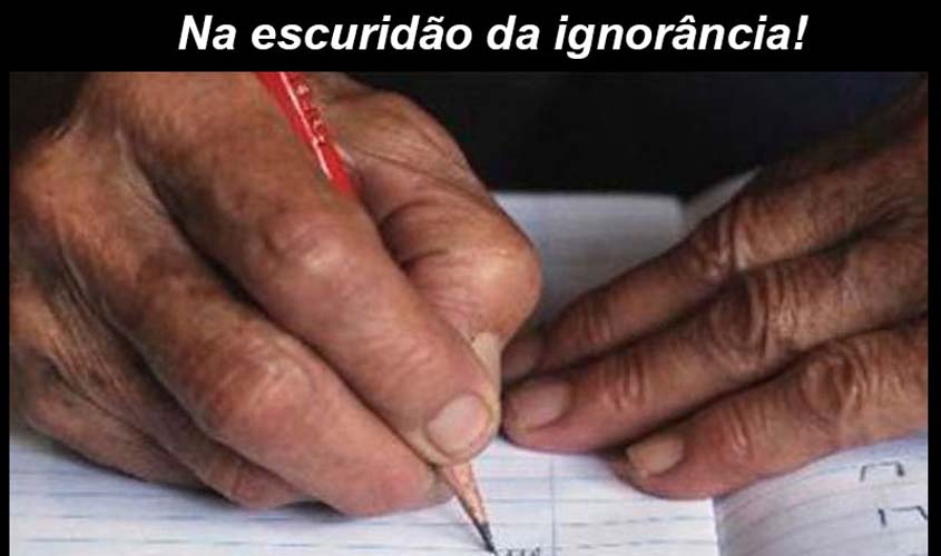 Em pleno Século 21, Rondônia ainda tem perto de 90 mil analfabetos e eles são mais de 10 milhões em todo o país