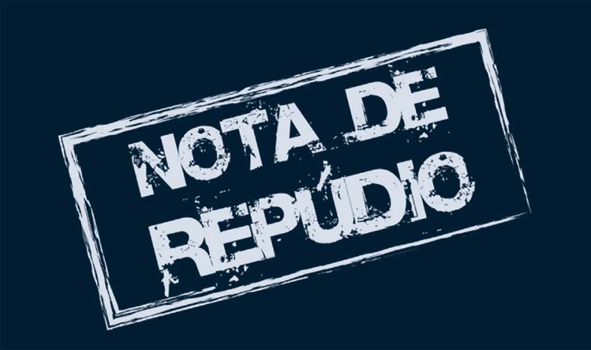 Nota de repúdio - Sinjor-RO e Fenaj