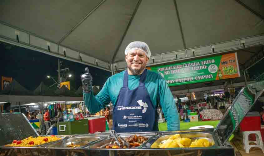 Feira do Empreendedor está presente na Expovel com exposição de produtos regionais e shows de artistas locais