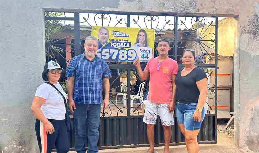 Vereador Everaldo Fogaça intensifica visitas aos bairros de Porto Velho em campanha de reeleição