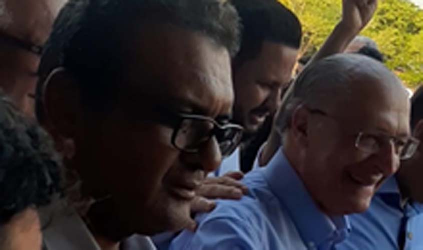 Pimenta de Rondônia recepciona Geraldo Alckmin, que cumpre agenda em Porto Velho