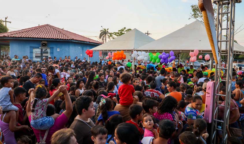 Prefeitura recebe mais de 3 mil pessoas no Dia de Brincar do 2º distrito