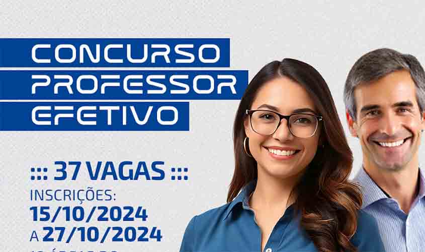 Encerram neste domingo (27) as inscrições do concurso para contratação de 37 docentes efetivos do Magistério Superior da UNIR