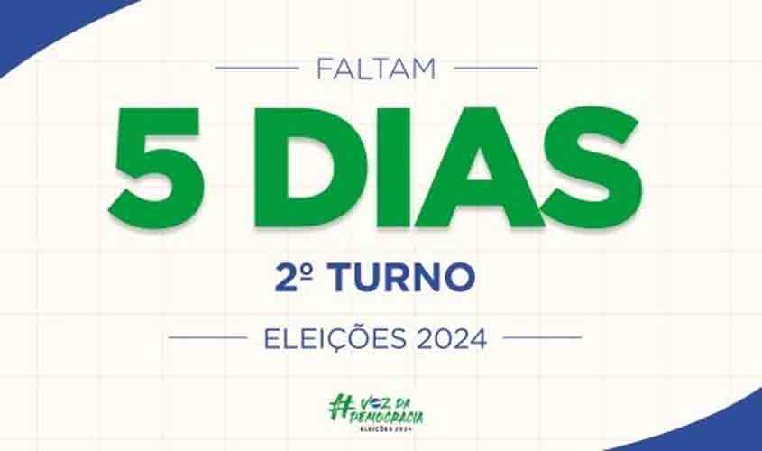 Faltam 5 dias: a partir de hoje (22), eleitores só poderão ser presos em algumas circunstâncias