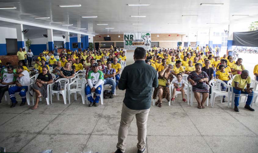 Prefeitura realiza evento com foco na prevenção de acidentes de trabalho