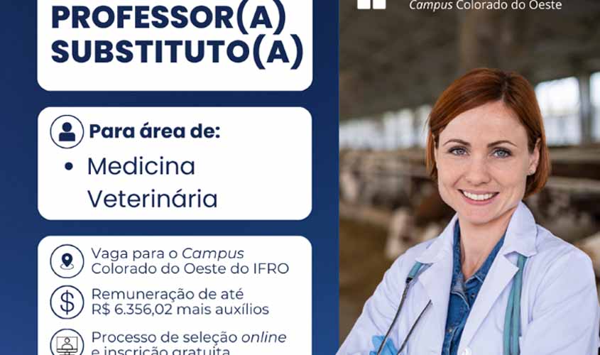 Campus seleciona professor substituto de Veterinária