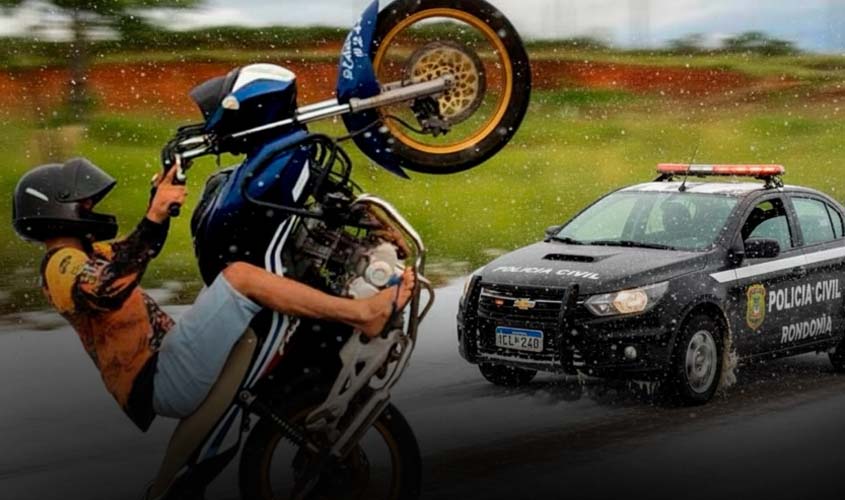 Polícia Civil coíbe manobras perigosas e rachas em Cacoal