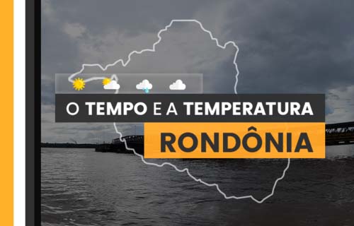 Pancadas chuva em Rondônia nesta quarta-feira (24)