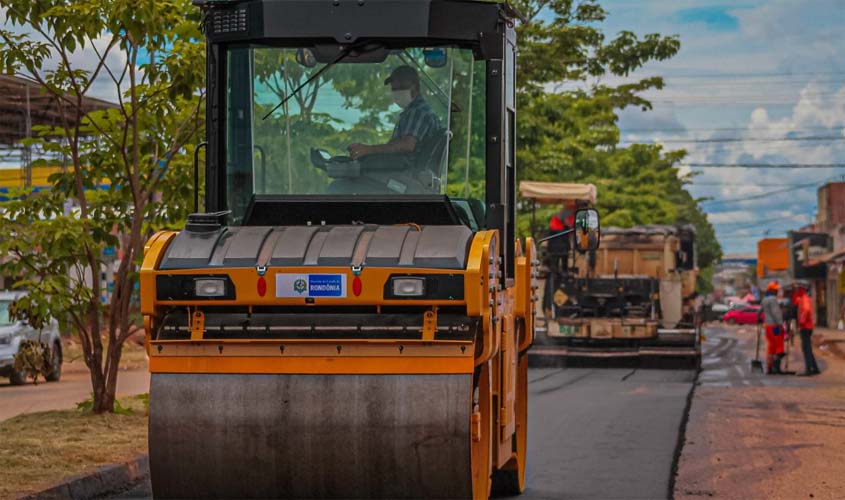 Avanços em obras de asfaltamento das ruas de Porto Velho estão entre as projeções ao desenvolvimento do Governo de Rondônia, em 2024