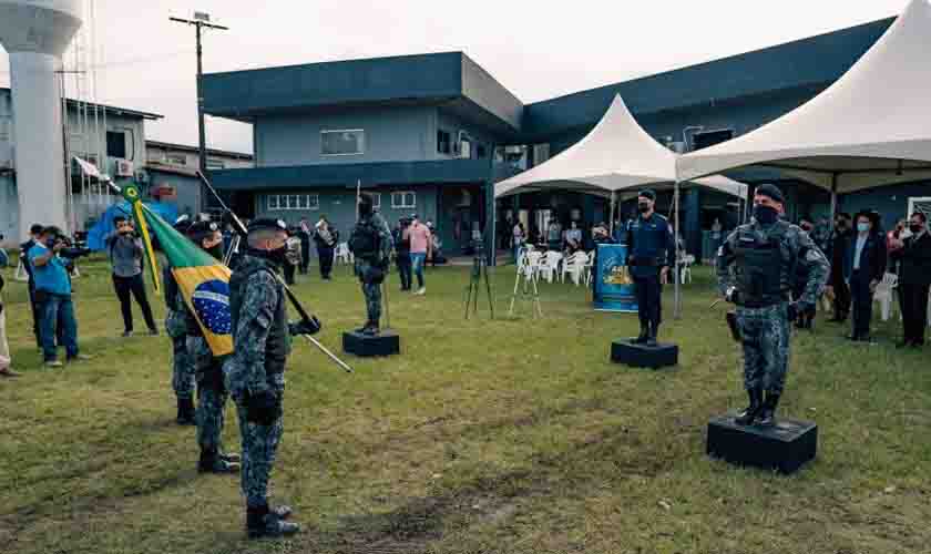 Batalhão de Polícia de Choque troca de comando e inaugura novo prédio da Corporação