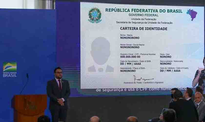 Nova identidade vai reunir todas as informações em um único documento