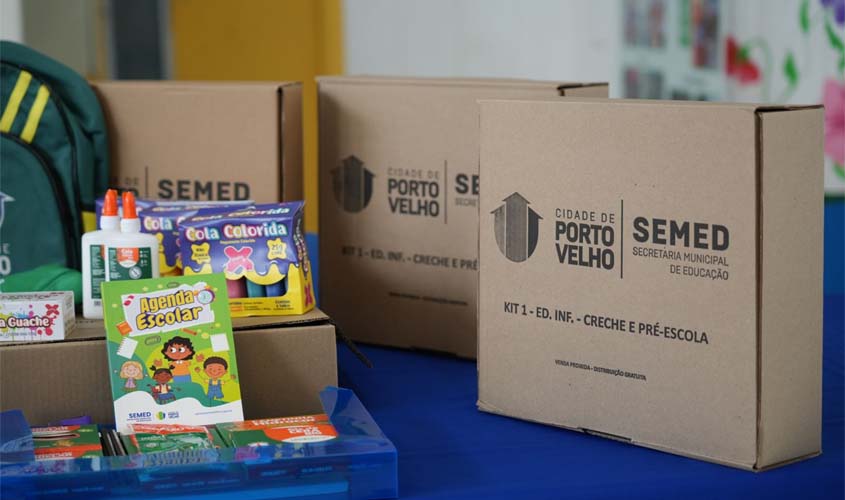 Kits e uniformes escolares melhoram a vida das famílias em PVH