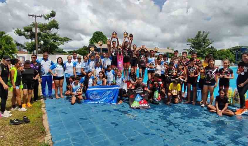 Crianças e adolescentes brilham em etapa de Triathlon infantil em Porto Velho 