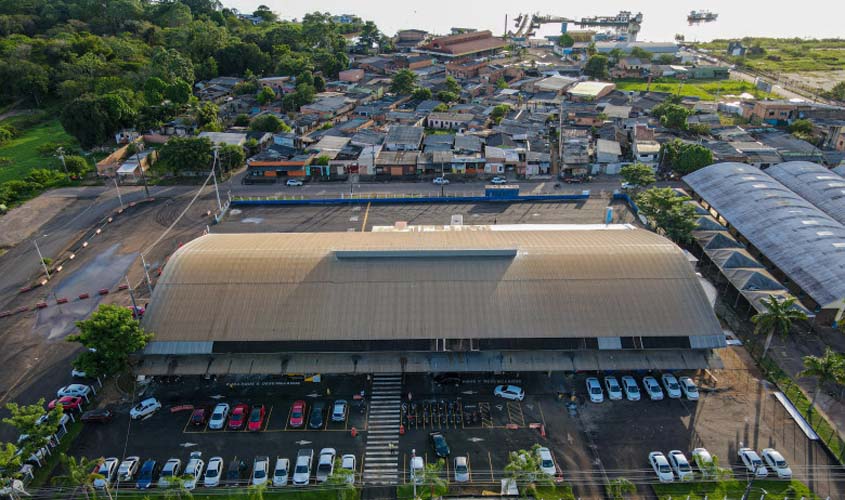 Usuários avaliam estrutura do terminal rodoviário provisório de Porto Velho após início dos trabalhos