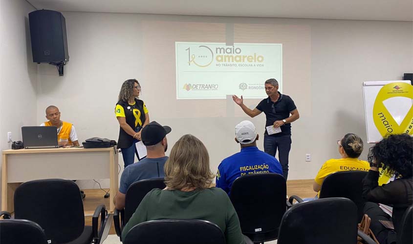 AMT participa de lançamento da campanha Maio Amarelo