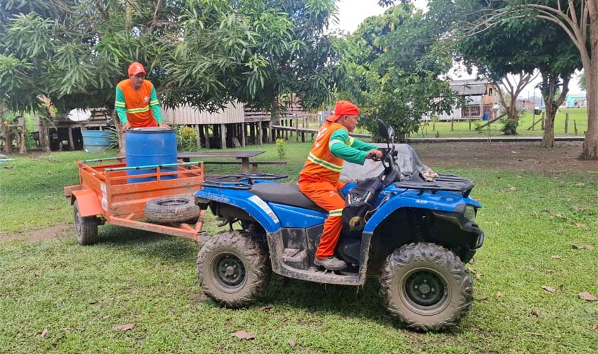 Comunidade aprova coleta de lixo em distritos ribeirinhos