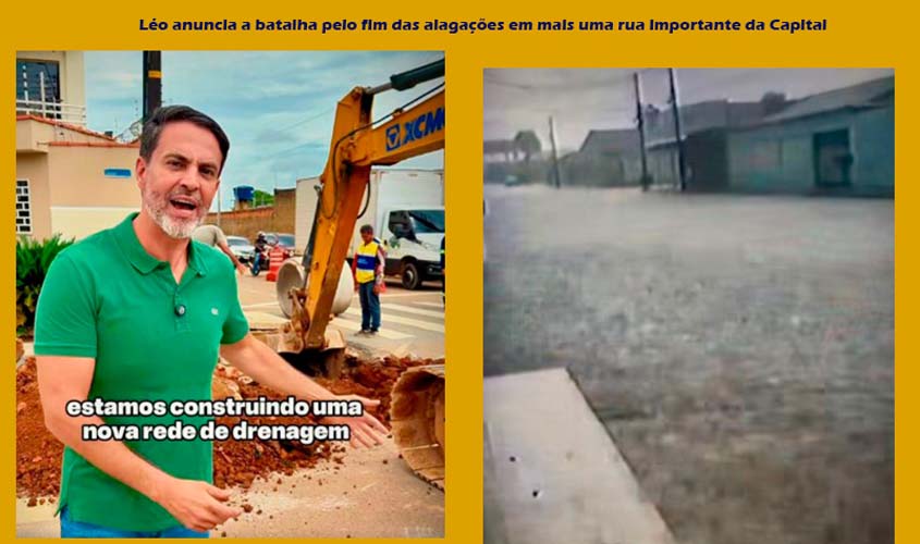 Prefeitura amplia canalização na Rua México para combater alagações