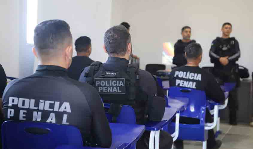 Treinamento em Abordagem evidencia novas técnicas de segurança para policiais penais