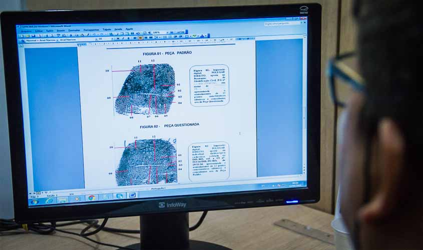 Mais que expedir cédulas de identidade, papiloscopia desvenda crimes em Rondônia