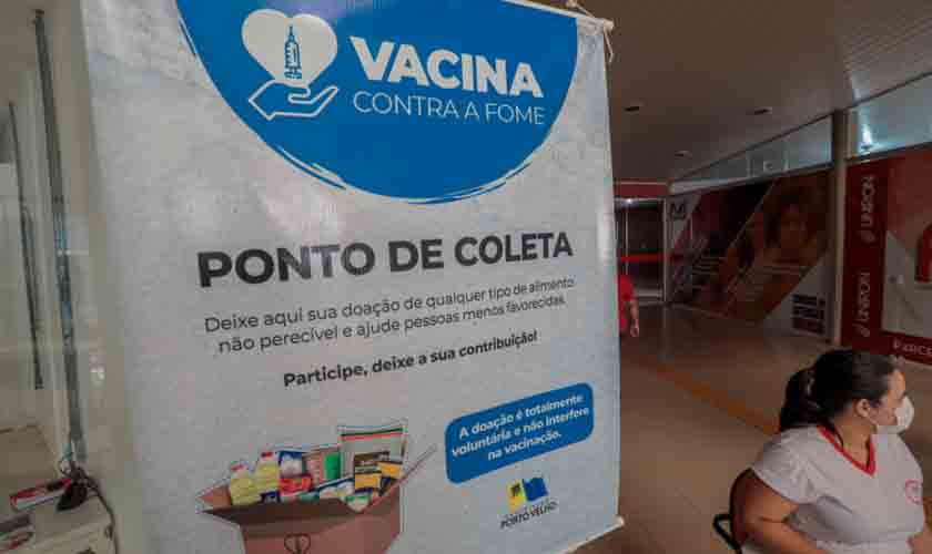Campanha Vacina Contra a Fome arrecada alimentos para famílias vulneráveis