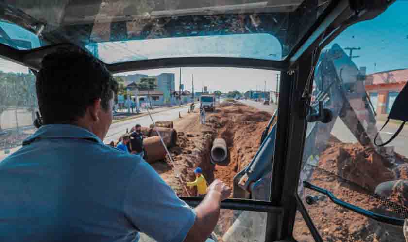 Nove bairros de Porto Velho recebem obras de infraestrutura nesta quinta-feira