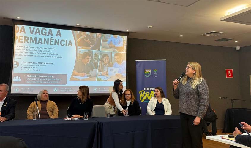 Porto Velho apresenta ações de inclusão em encontro nacional