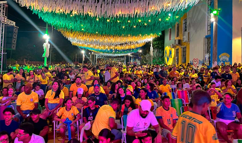 Rua do Hexa transmite jogo do Brasil na Copa do Mundo