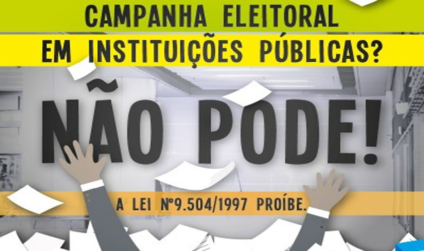 Prefeitura de Porto Velho alerta sobre proibição de campanha eleitoral em órgãos públicos