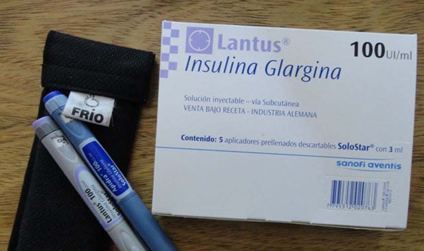 Rondônia recebe 1,8 mil tubetes de insulina glargina
