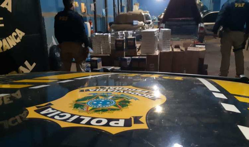 Fronteira: veículo com produtos contrabandeados é preso pela PRF em Nova Mamoré